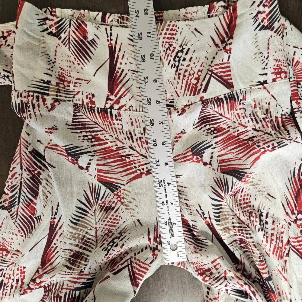 Rewash Brand Wide Leg High Waist Linen Pants Boho Beach Vacation NWOT Med - Picture 6 of 9
